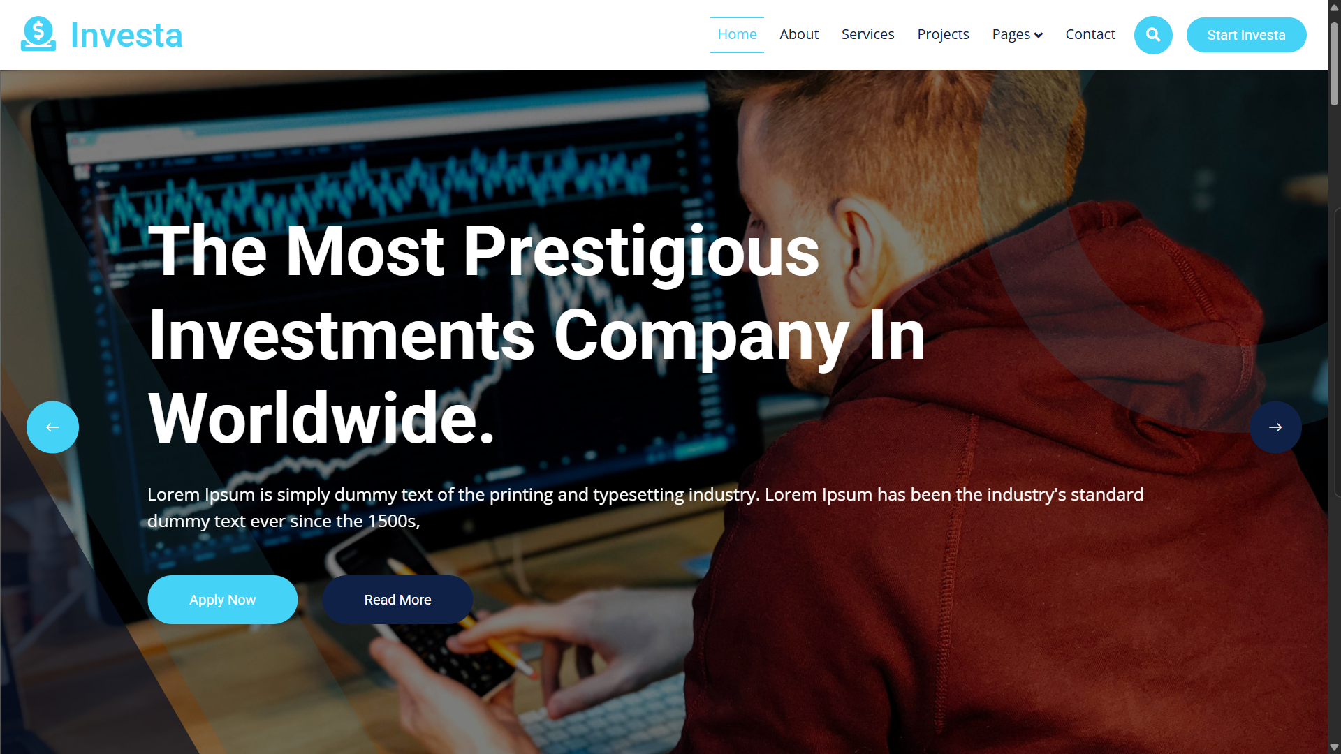Investa Finance Template